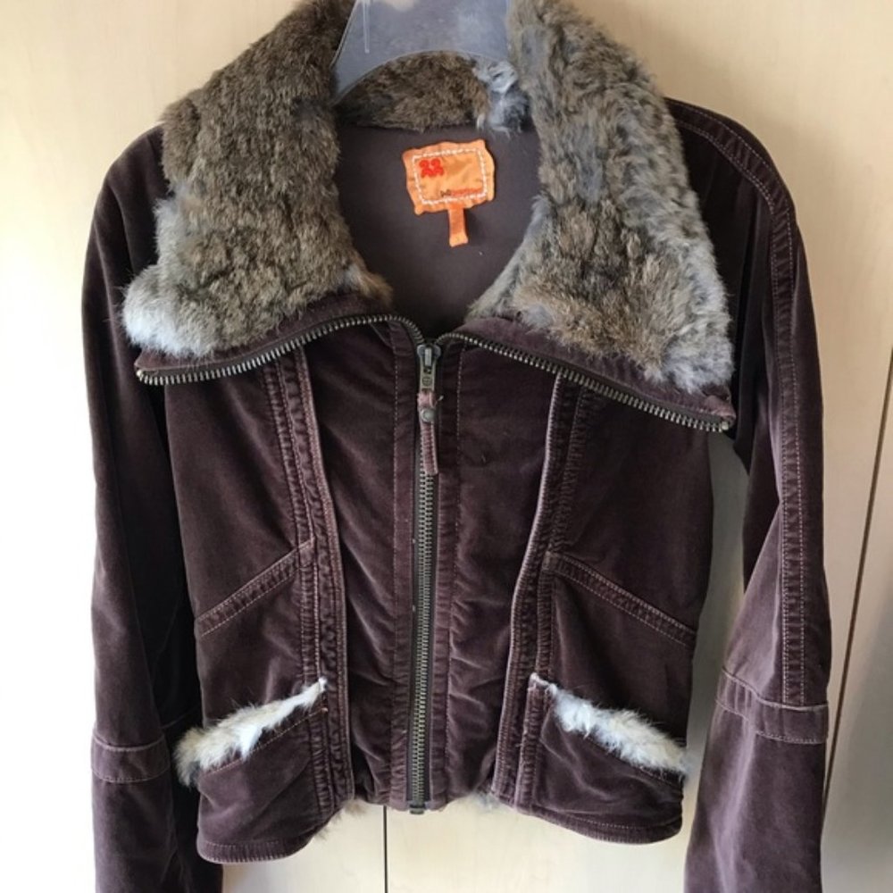 NWT Twill Twenty Two Suede Jacket